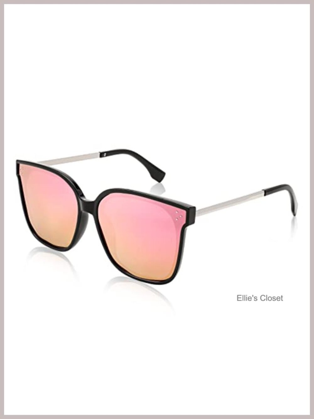 Oversized Retro Square Polarized Sunglasses UV400 Full Frame for Driving